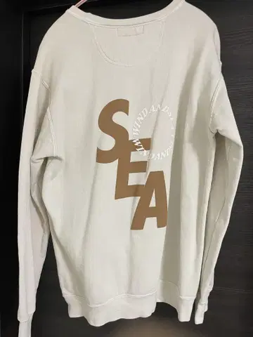 WIND AND SEA 맨투맨 트레이닝복 S 사이즈 화이트