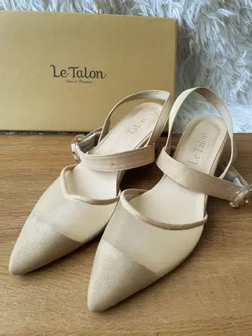 le talon 루타론 포인트 튤 뮬 23.5cm 베이지