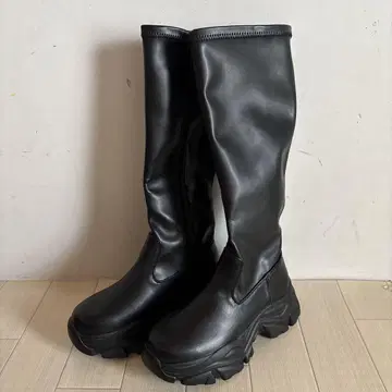 아베일 롱 부츠 블랙