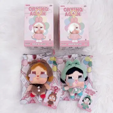 CRYBABY Crying Again 크라이 베이비 페이스 봉제 인형