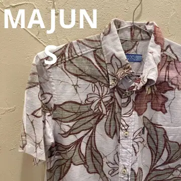 MAJUN 마준 카리유시 의류 알로하 셔츠 S