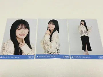 노기자카46 카와사키 사쿠라 메쉬 니트 브로마이드 컴프