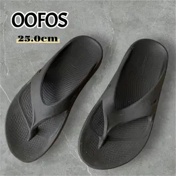 OOFOS 리커버리 샌들 샌들 블랙