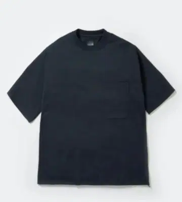 다이와 PIER39 TECH TEE POCKET CREW 네이비