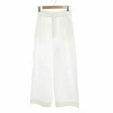 애로우즈 UNITED ARROWS 새상품급 36 와이드 팬츠 화이트