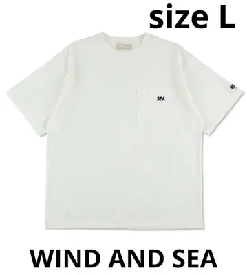 WIND AND SEA 윈드앤씨 가슴 포켓 부착 반팔 티셔츠 L 사이즈