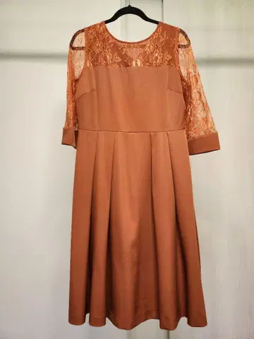 테라코타 포멀 드레스