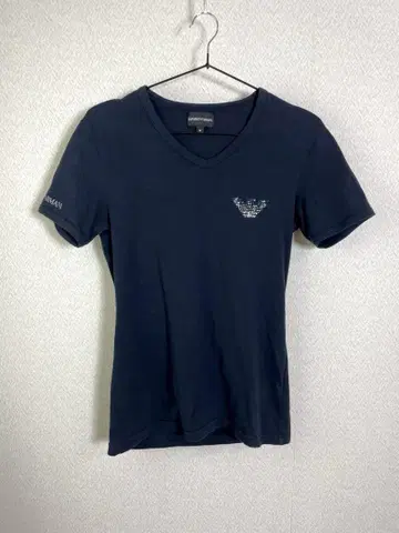 엠포리오 아르마니 EMPORIO ARMANI V넥 셔츠 네이비 M