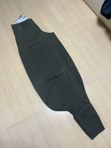 카세야마 면 스트라이프 패턴 B-3 바지 다크 브라운 허리 77cm