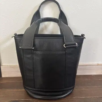 천연 가죽 토트백 Samsnite