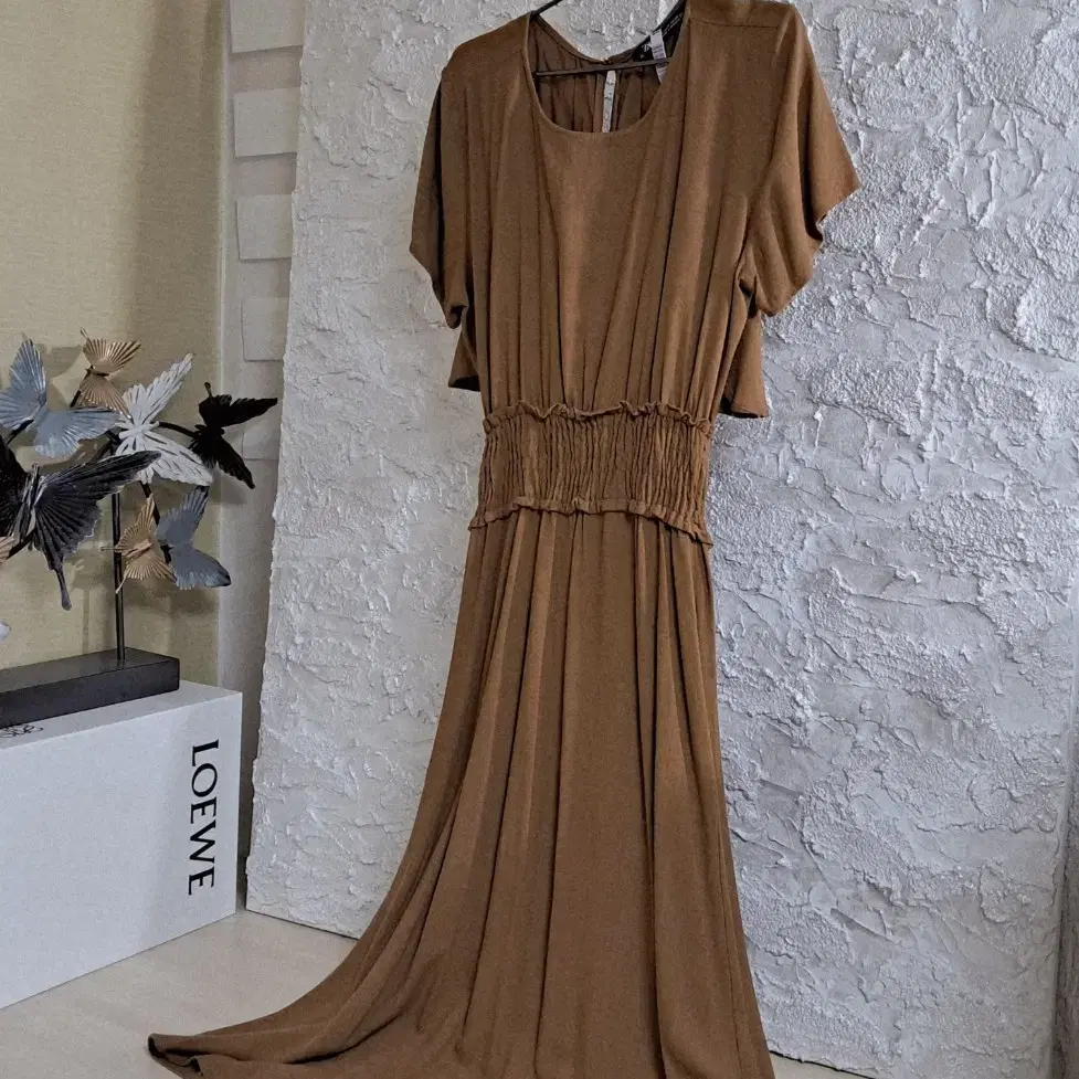 ZARA 자라 (55~66) Spain Back View Beauty Linen Frill