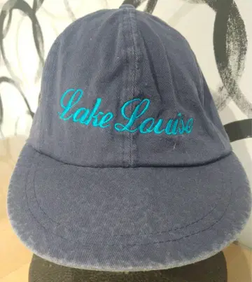 90년대 미국제! Lake Louise 코튼 캡 네이비 프리