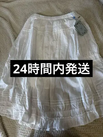 coyseio 체크 롱 스커트 1 사이즈