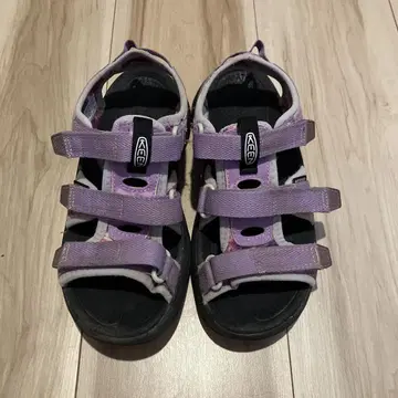 KEEN 킨 아스토리아 허리 오픈 토 22.5cm 퍼플