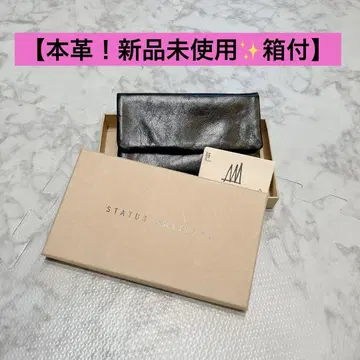 스탯 엔자이티 STATUS ANXIETY 가죽 지갑 장지갑
