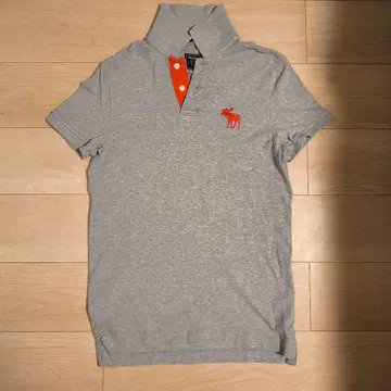 Abercrombie & Fitch Muscle 피케 셔츠 S 그레이