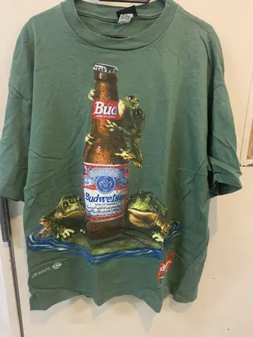 Budweiser 티셔츠 1996년 제작 그린