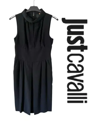 새상품 JUST CAVALLI 저스트 카발리 슬리브리스 원피스 42