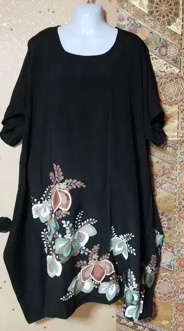 기모노 리메이크 블랙 전통 예복 기모노 오동나무 원피스
