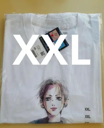 유니클로 NANA 디자인 2XL 사이즈 티셔츠 화이트 야자와 아이