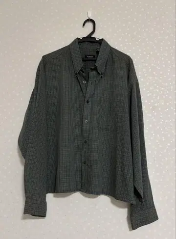VAN HEUSEN 긴팔 셔츠 짙은 녹색