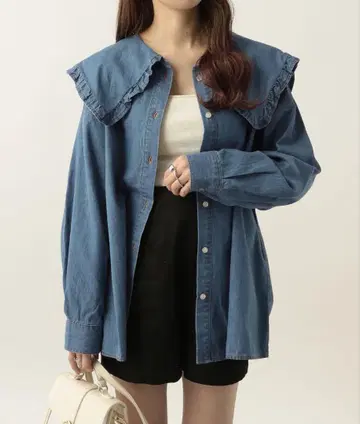 Heather KUROKI 데님 셔츠