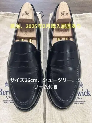 Berwick 5260ROVI 블랙 로퍼 UK 6.5