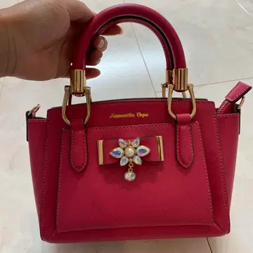 미사용 새상품 Samantha Vega 핑크 미니 백