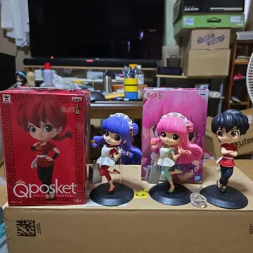 Qposket 란마 1/2 란마 큐포스켓 4종 세트
