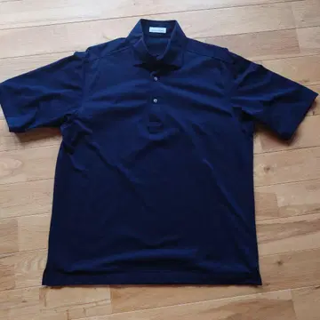 UNITED ARROWS 네이비 피케 셔츠 L 사이즈