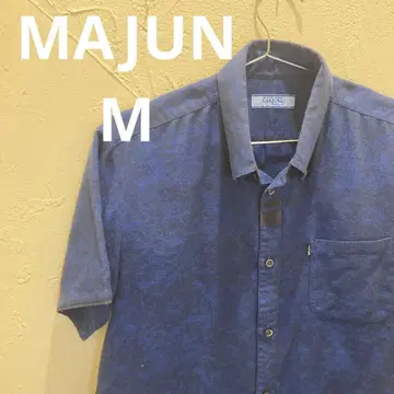 MAJUN 마준 카리유시 의류 반팔 알로하 셔츠 M 사이즈