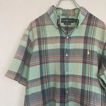 Ralph Lauren 커스텀 핏 반팔 셔츠 L 사이즈