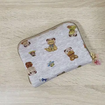 핸드메이드 라운드 지갑 소형