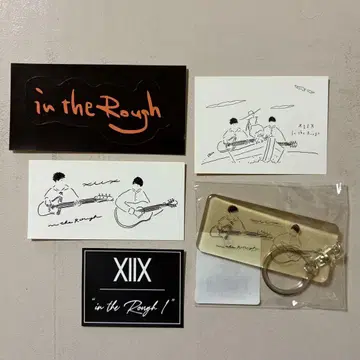 XIIX in the Rough 1 스티커 세트 아크릴 키링