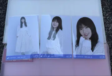 노기자카46 오가와 아야 메쉬 니트 브로마이드 3종 컴프