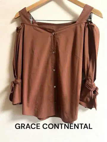 GRACE CONTINENTAL 오프숄더 셔츠 36