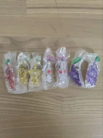 피크민 메지루시 액세서리(빨강, 노랑, 화이트, 보라색)