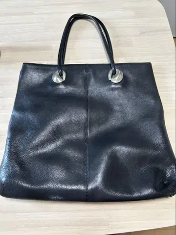 [가방] 블랙 가죽 백