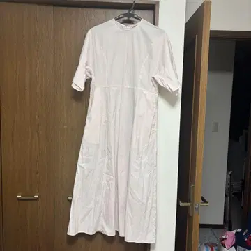 NAVE 핑크 셔츠 원피스 반팔