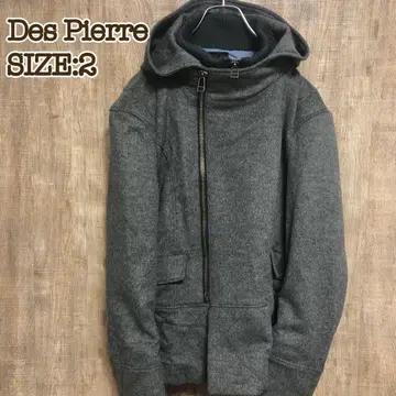 Des Pierre 데 피에르 울 블루종 2 그레이
