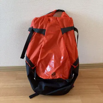 방수 백팩 오렌지 및 블랙