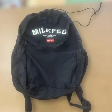 2707 MILKFED. 밀크 페도 블랙 2WAY 백팩