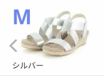 비비안 실버 샌들 M 사이즈