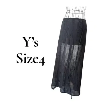 Y's 블랙 롱 스커트 Size 4