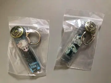 주술회전 고죠 사토루 팬더 학교 휘장 버튼이 달린 아크릴 참 컬렉션