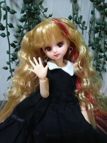 리카짱 레드 메쉬 웨이브 #해시태그 리카짱 used 커스텀