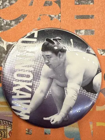스모 선수 전원 집합 캔뱃지 후지노카와