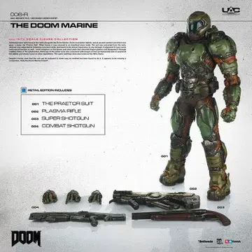 threezero 쓰리 제로 doom 핫토이즈 1/6 피규어