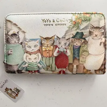 미사용 새상품 와치후루도 YoYo&CoCo 두겹 지갑