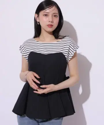 마이 스트라다 페플럼 도킹 튜닉 M